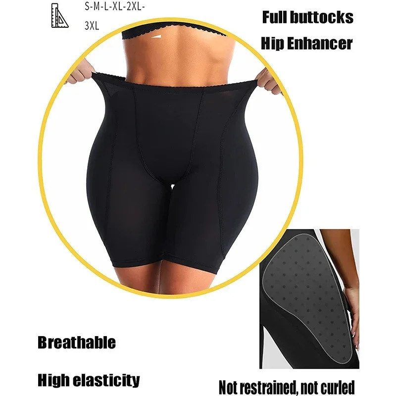 GUUDIA Hip Butt Enhancer Butt Lifter Padded Panties Pad Shapewear Bottom Enhance 6XL Hip Dip Smooth Women Body Shaper Panties 250103
