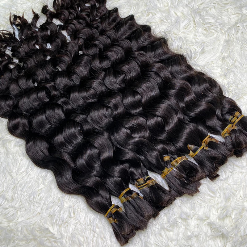 selling Italian Curly Hair 100% Human Hair Natural Color Hair Bulk 18-30 50g 100g each bundle 250103