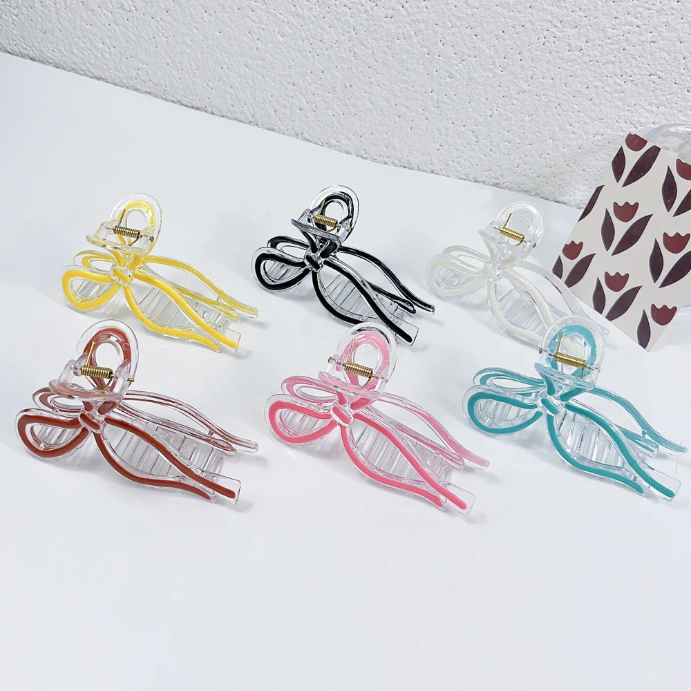 Cute Hair Claws Korean Womens Clip Ink Sweet Girl Hair Accessories 20 pieces 250102