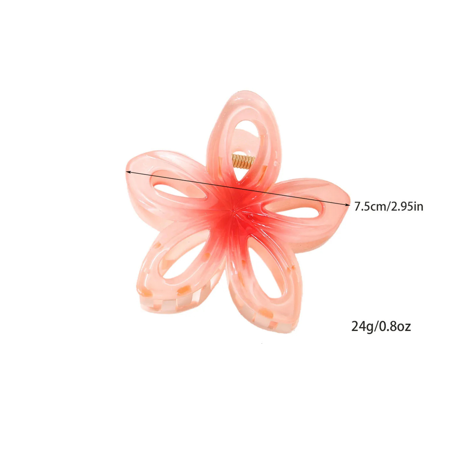 6 pieces of flower claw clip claw clip female anti slip hair clip thick hair girl gift claw clip 250102