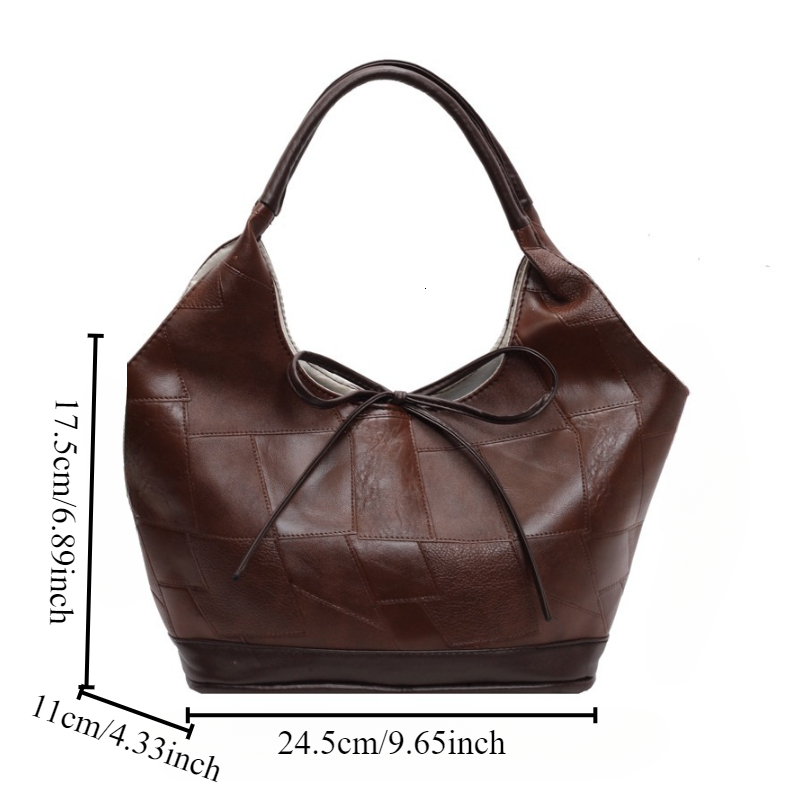 Advanced Leisure Commuter New Tote Women Fashion Large-Capacity Retro Shoulder Bag