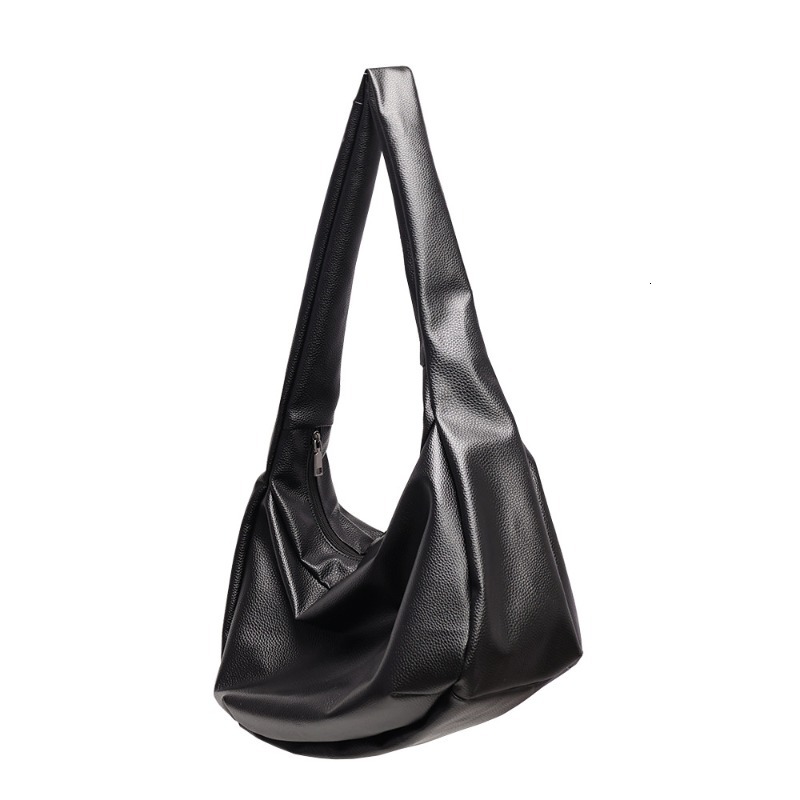 New Men's Crossbody Korean Style Dumpg Sg Bags Men Soft PU Leather Shoulder Messenger Large Capacity Travel Bag