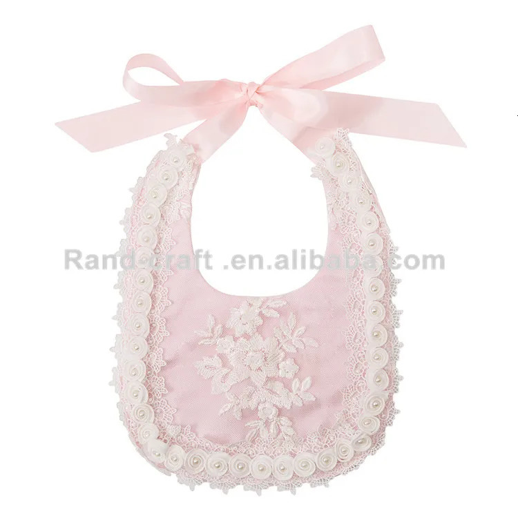Fancy Soft Colorful Lace Baby Bibs OEM Service Sustainable 70% Cotton 30% Polyesterpolyester / Cotton Support RAND 250103