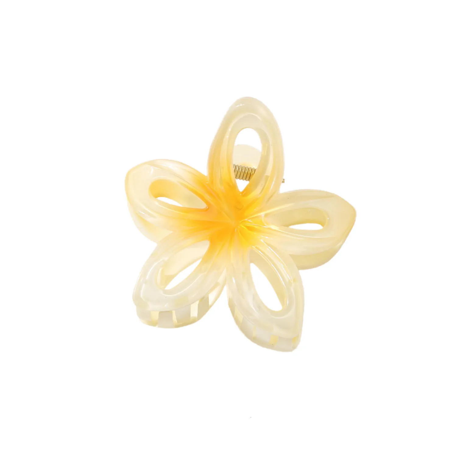 6 pieces of flower claw clip claw clip female anti slip hair clip thick hair girl gift claw clip 250102