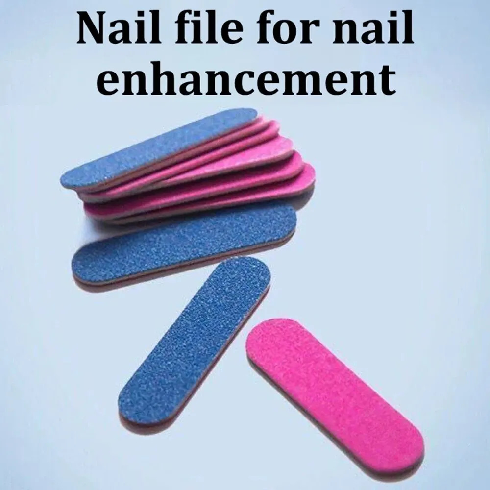 50100Pcs Double Side Nail Files Mini Sanding Buffer Block Set For Gel Polish Manicure Pedicure Salon Art Tool Matte Pen Na 241230