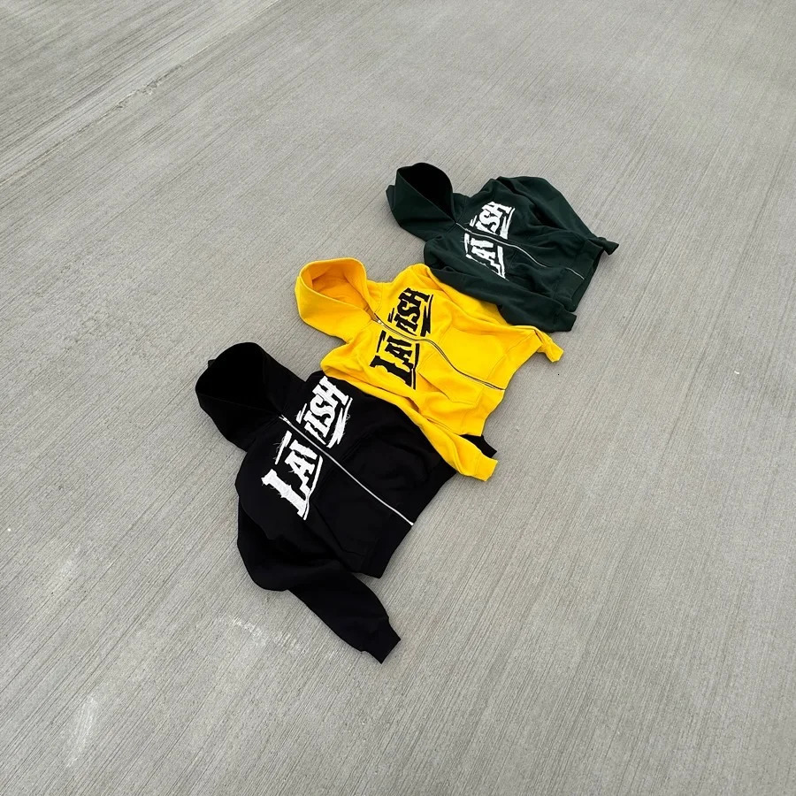 Street 2000s Fashion Versatile Pattern Printed Washed Cotton Pullover Hoodie Men Harajuku Retro Loose Sweatshirt Couple Tops 250103
