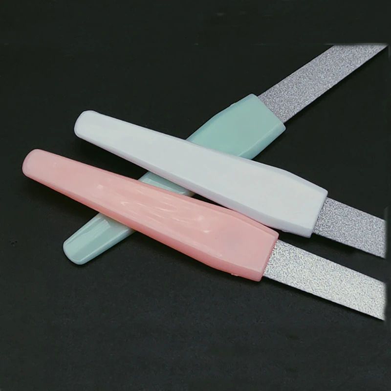 1PC DIY Nail Art Professional File Metal Double Sided High Quality Manicure Pedicure Beauty Tools 241230
