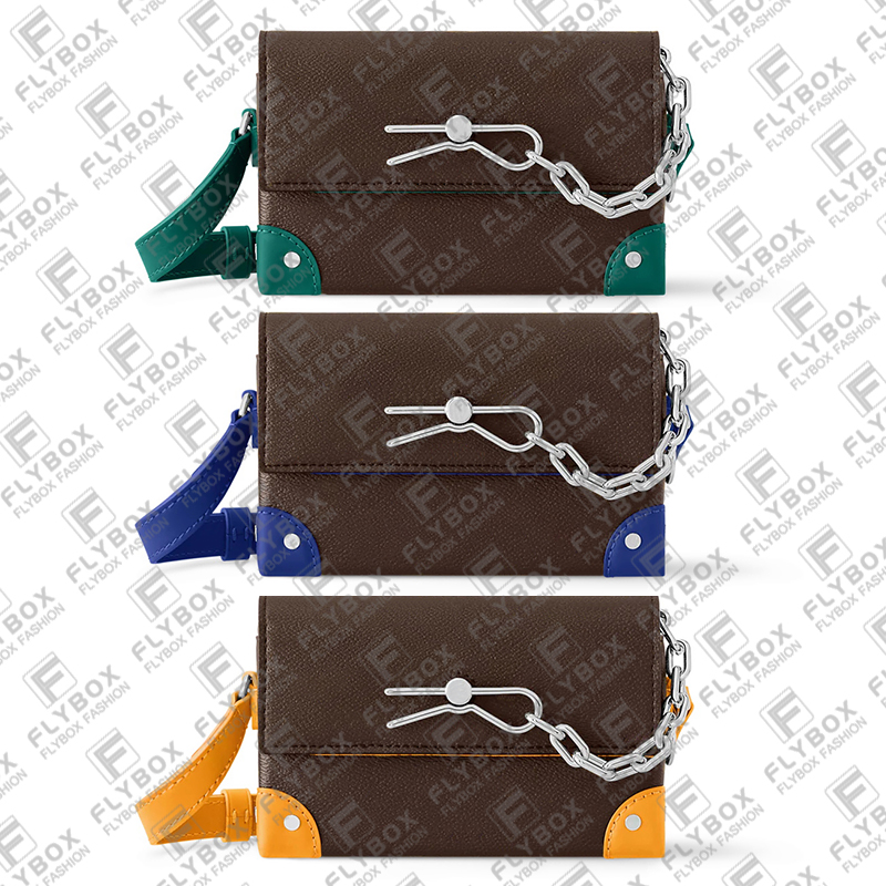 M12810 M12808 M12811 Steamer Wearable Wallet Bag Messenger Bag Crossbody Shoulder Bag Men Fashion Casual Luxury Designer TOP Quality Purse Pouch Fast Delivery