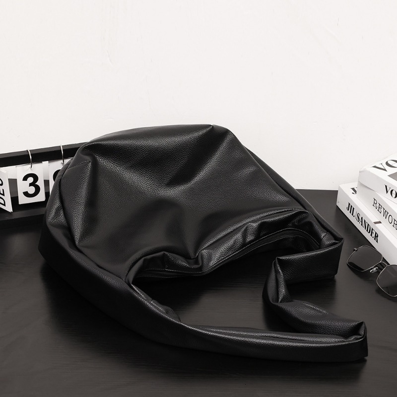 New Men's Crossbody Korean Style Dumpg Sg Bags Men Soft PU Leather Shoulder Messenger Large Capacity Travel Bag