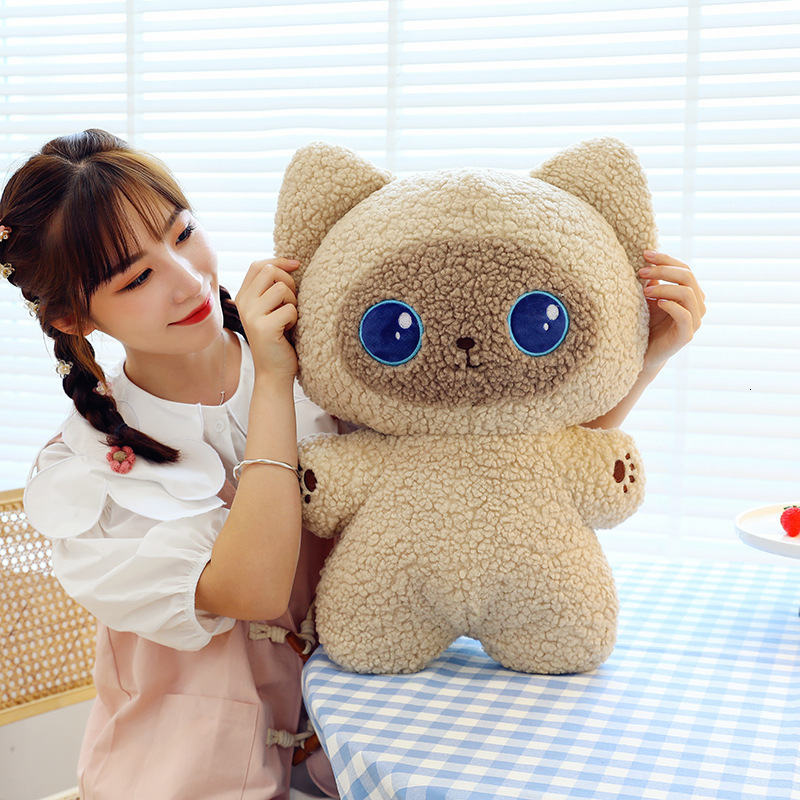 Adorable Blue-Eyed Cat Stuffed Animal - Perfect Birthday Gift