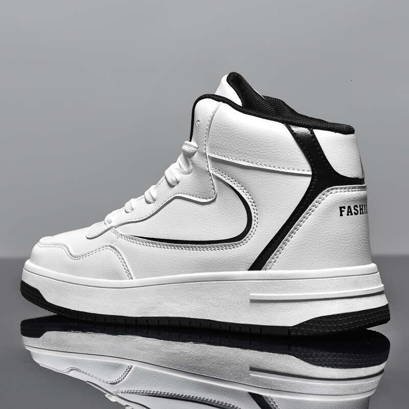 Brand Mens High-top Non-slip Basketball Breathable Tennis Co mfo rtable Leather Sports Shoes Unisex Sneakers