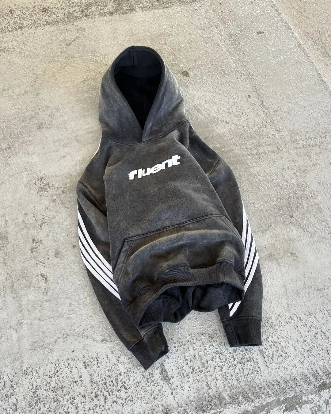American Retro Oversized Hoodie Letter Stripe Print Womens Sweatshirts Mens and Womens Hoodies Gothic Couple Streetwear Y2k 250103