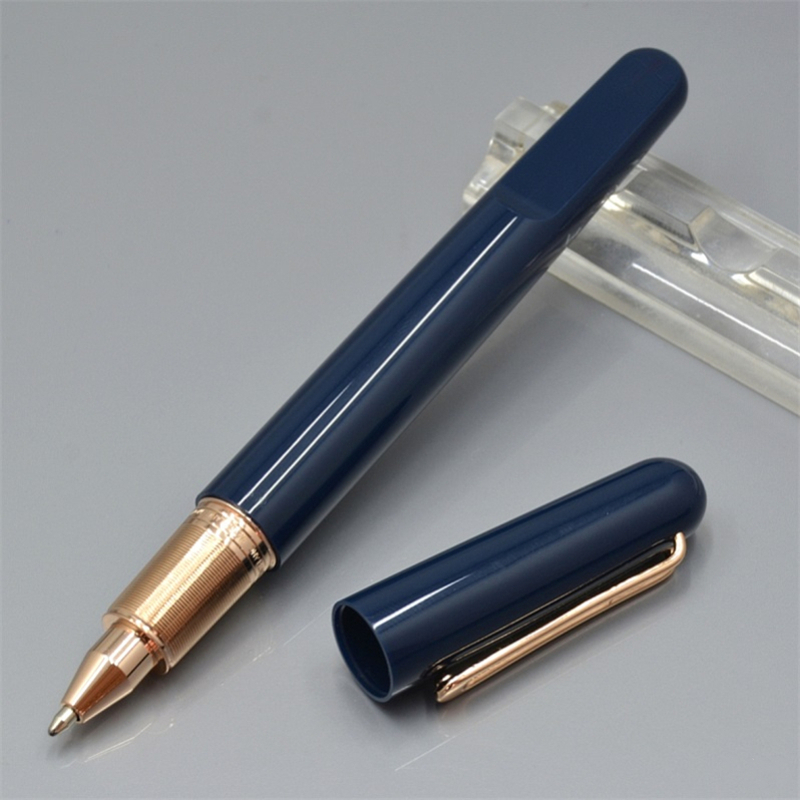 Promotion Black M Roller Ball Pen business office stationery Magnetic closing cap ball pens gift No Box