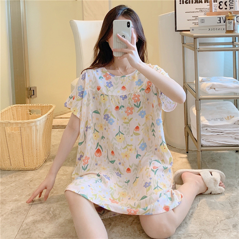 B621-Autumn and winter models, Korean version, women's new style, jacquard lace, white pajamas, home clothes, simple long sleeves