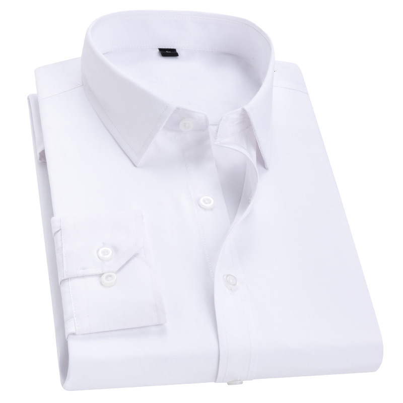 Spring and autumn white shirt mens long sleeve trend business slim fit Korean version handsome inch shirt professional dress mens shirt trend