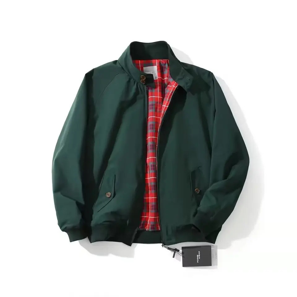Mens Stand Collar Casual Zipper Jacket Outdoor Sports Coat Windbreaker for Men Autumn and Winter Elegant Business Outerwear 250103