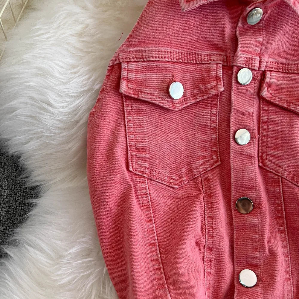 Neploe Vintage Turn-down Collar Sleeveless Bodysuit Korea High Waist Elegant Jumpsuit Safari Style Denim Straight Ropa Mujer 250103