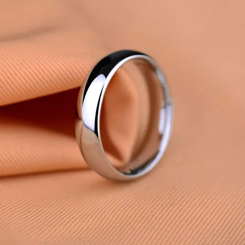 Customize Classic n Never Fade Scratch Proof White Tungsten Wedding Rings Couples Rings Size 4-14 With Free Engravingg 250103