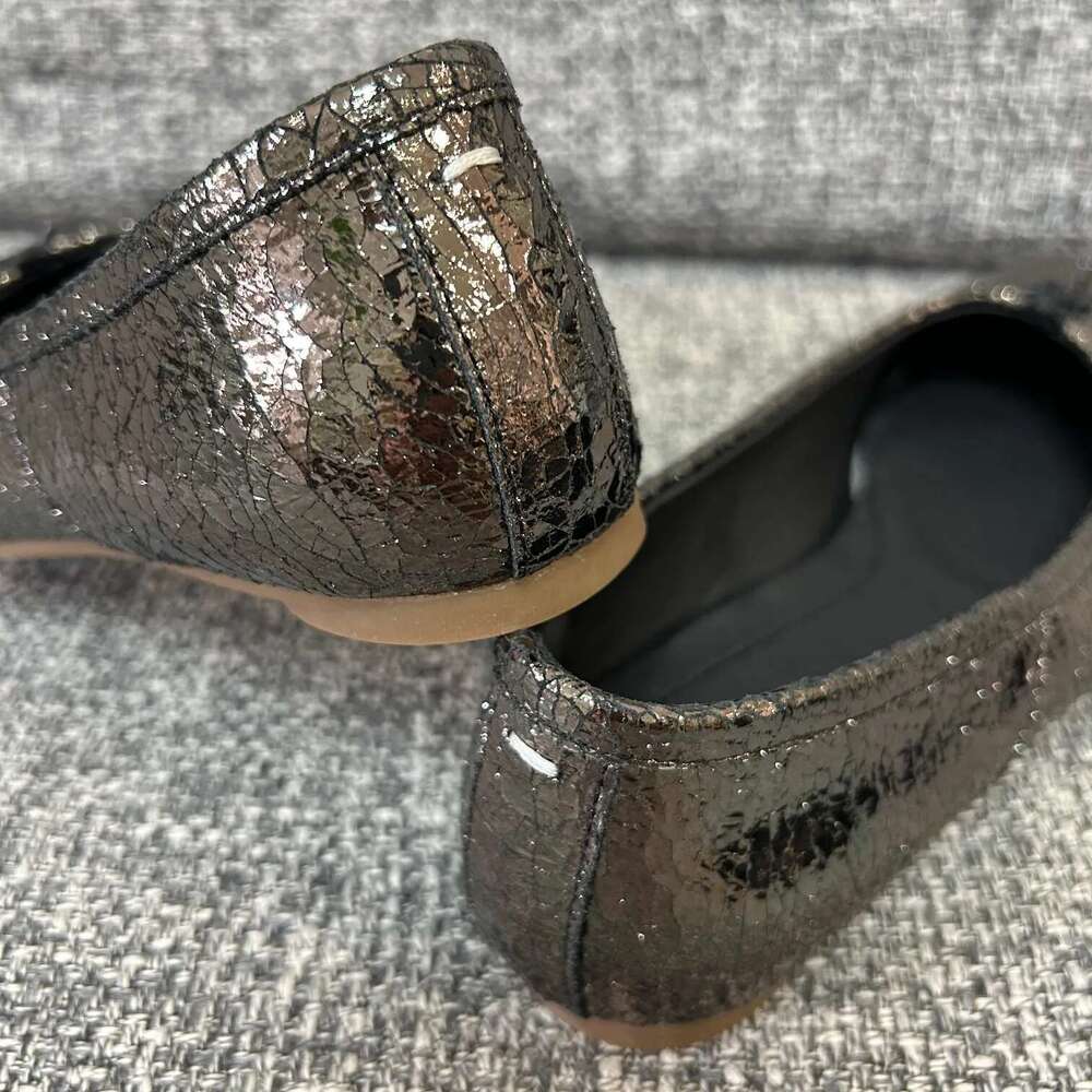 Genuine Leather Tabi Handmade Women Flats High Quality Sheepskin Female Boat Shoes Design Split-Toe Mules