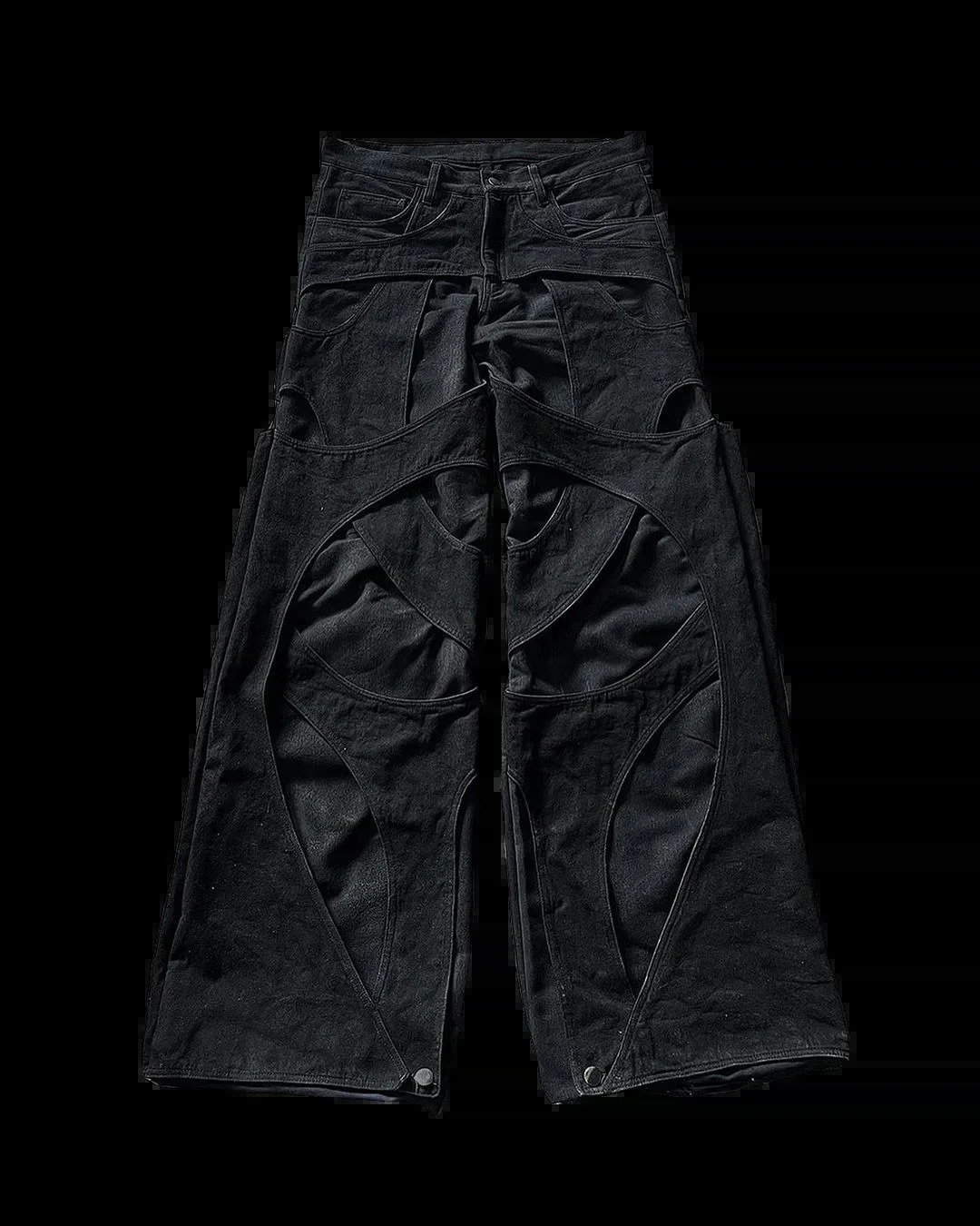 Black Ripped Y2k Baggy Jeans Harajuku Hip Hop High Waist Denim Pants 2024 Gothic Retro Jeans for Men Wide Leg Streetwear 250103