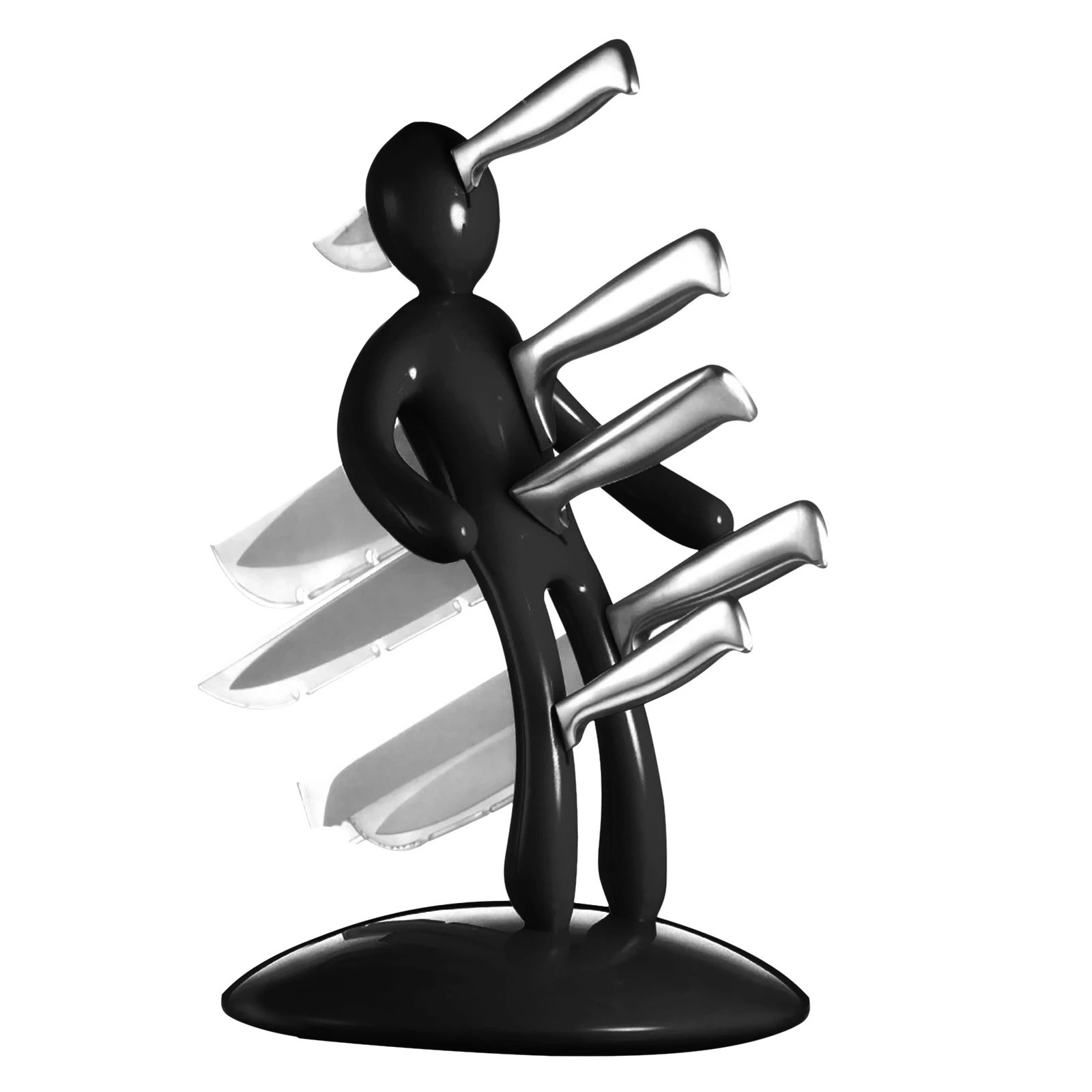Kitchen Cutlery Storage Organizer Humanoid Knife Block Holder Multifunctional Decoration Kitchen Storage Tool 250102