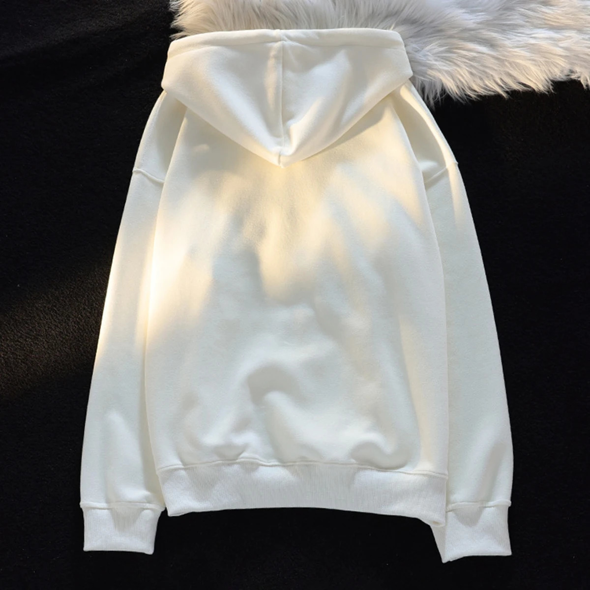 Fashion Couples Clothes Hooded Coat Autumn Winter Cat y Cartoon Print Zip Up Hoodies Streetwear Women Man Tops 250103