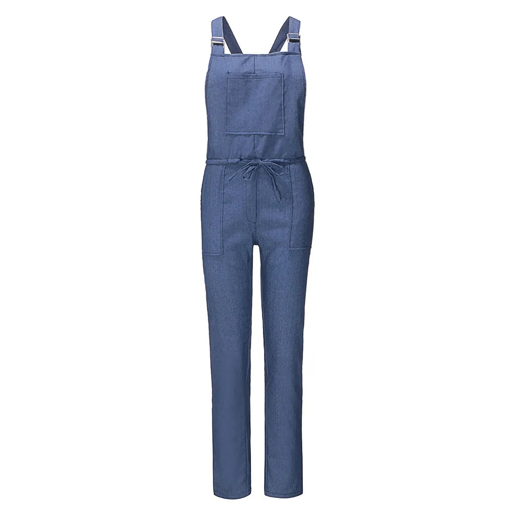 WomenS Summer Jumpsuit Jumpsuits Pants Trousers Jeans Long Women Denim Overalls Dungarees Bib WomenS Roupas Femininas 241230
