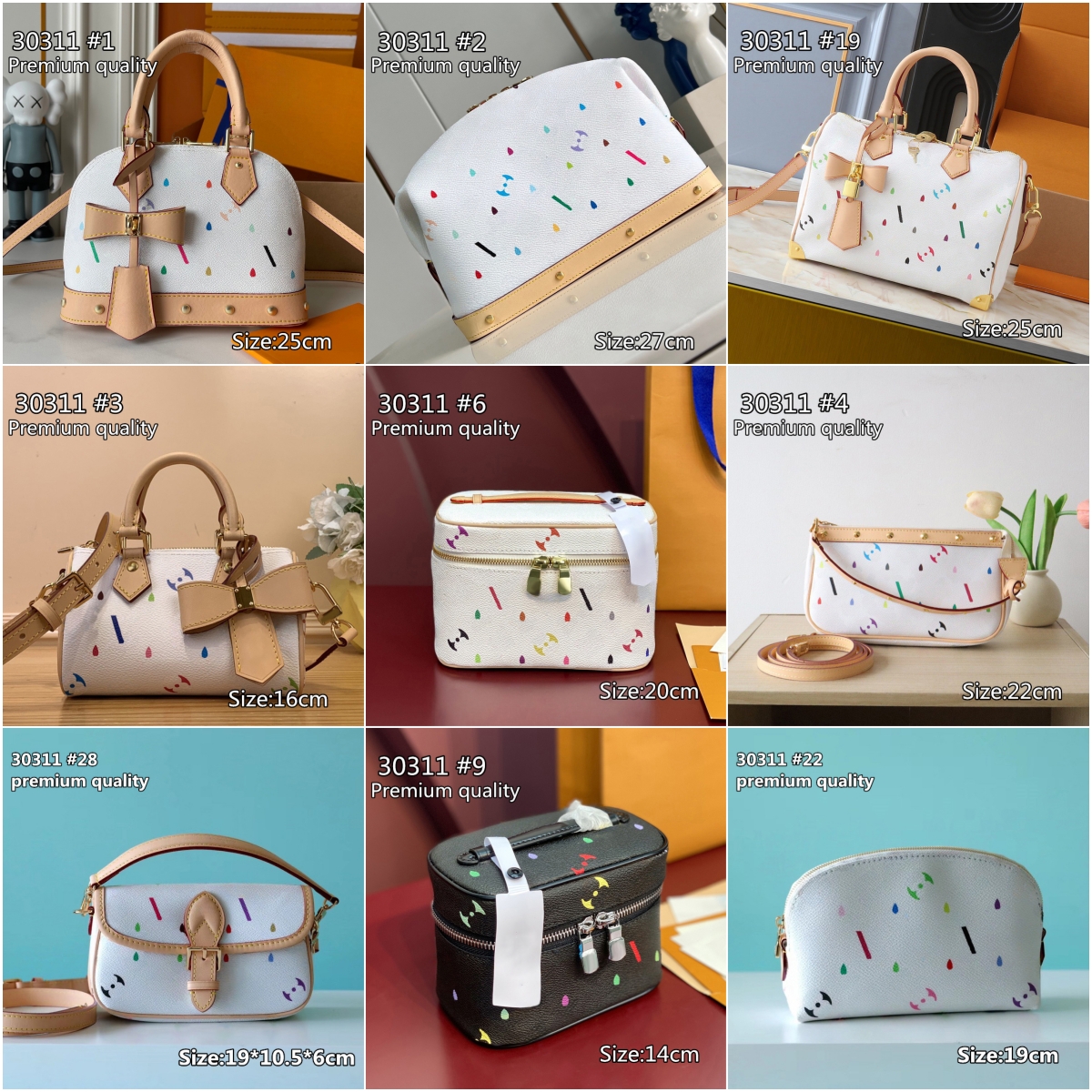 2025 Premium Pouches Fashion Handbags Lock Keys Real Leather Crossbody Bag Dusk Bags