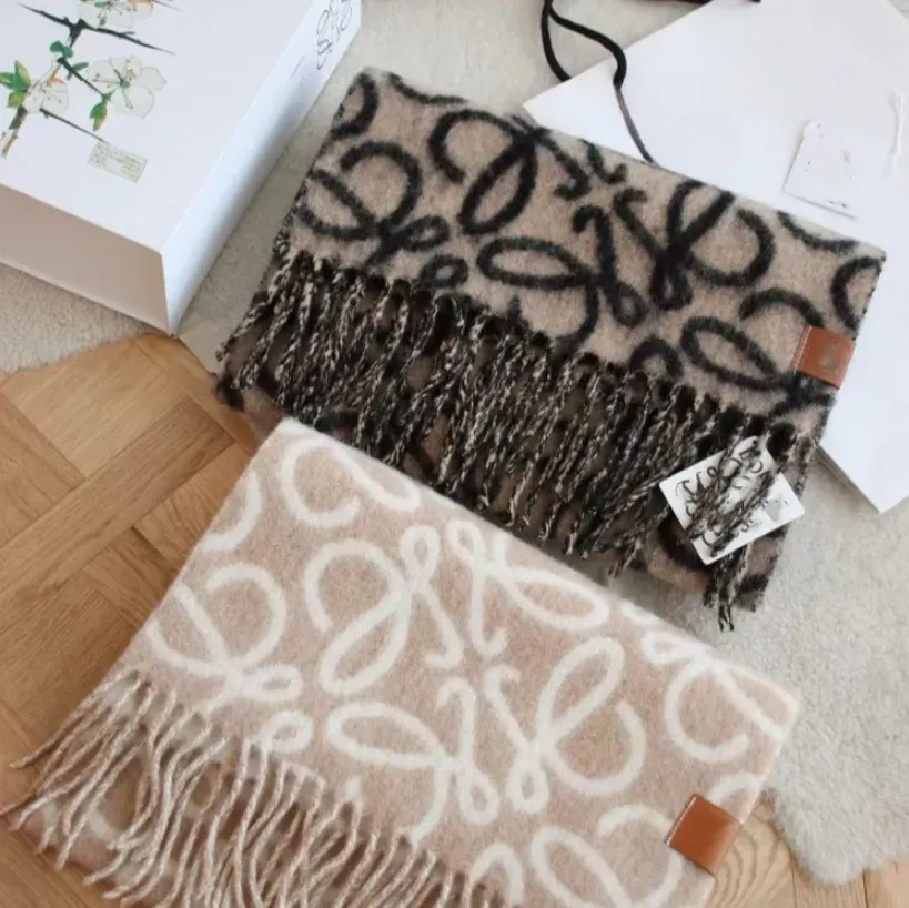 New top Women Man brand 100% Cashmere Scarves For Winter Womens and mens Long Wraps Size 180x30cm Christmas gift