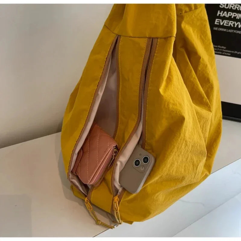 Underarm Large Capacity Canvas Bag for Women Fashion Casual Versatile Shoulder Bag Minimalist Tote Bag Paquete Tote 250102
