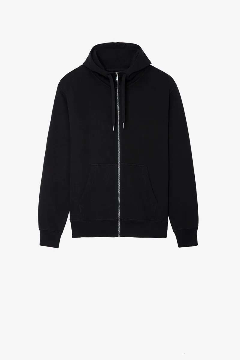 Dias Letter Peace Love Wing Zipper Hooded Jacket For Women Long Sleeve Spring Autumn Fashion Black Veet Hoodie Sweatshirt