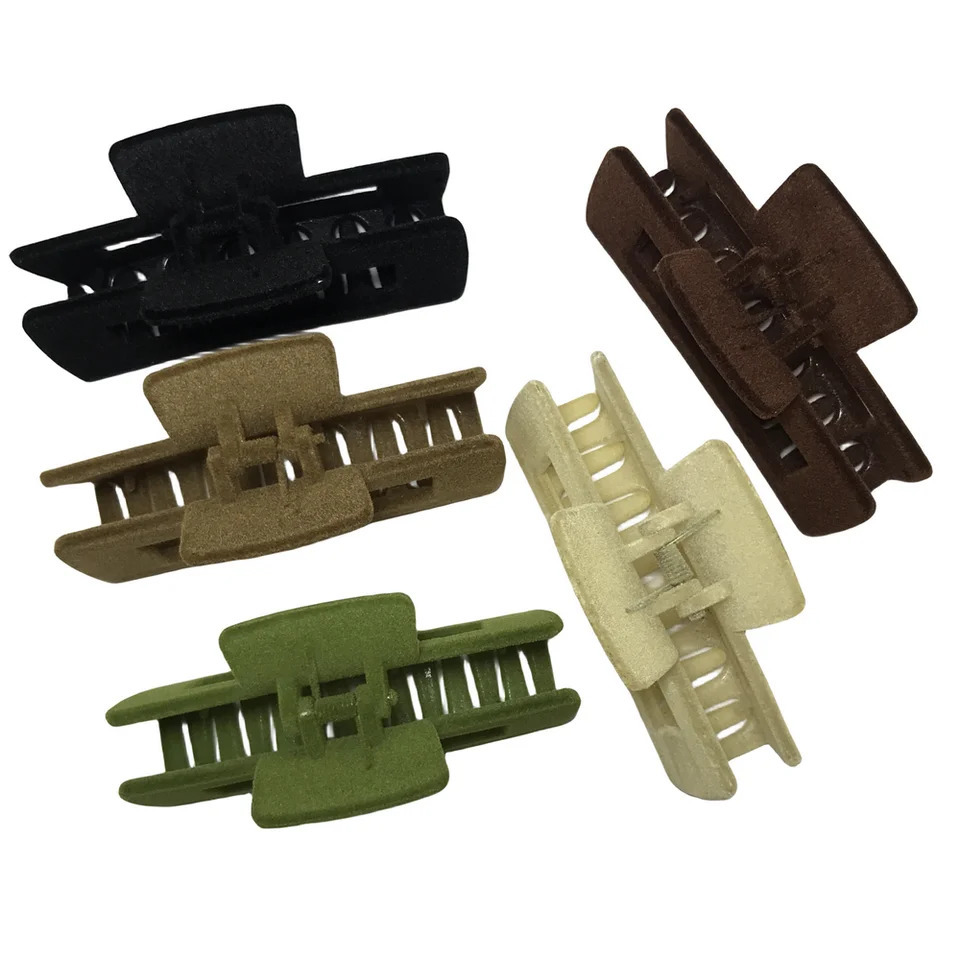 5 pieces of Korean womens plastic hair clips clip clips large-sized hair clips fashionable decorative hair clips 250102