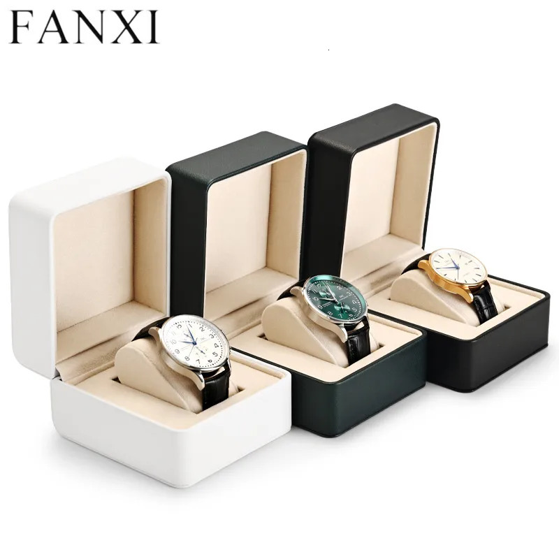 Oirlv portable watch storage box organizer classic style multifunctional watch display box PU leather watch box 250102