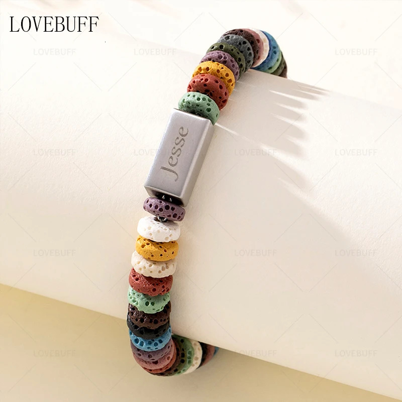 LOVEBUFF Light and Night Jesse Birthday Bracelet Inspired Vesuvianite Beads Bracelet 250102