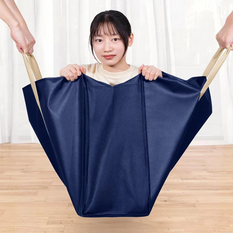Foldable Large Capacity Moving bag Space Saving DustProof and Removable Quilt Storage moistureproof nonwoven 241226