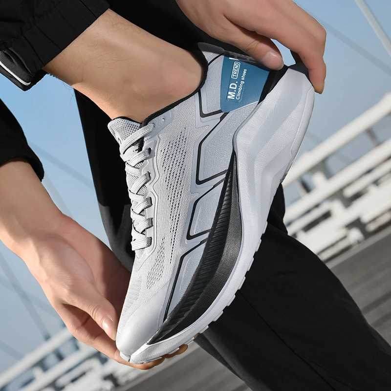 Mens Walking Running Shoes Sports Sneakers Breathable Fashion Sneakers Unisex Casual Lightweight Tennis ShoesC250411