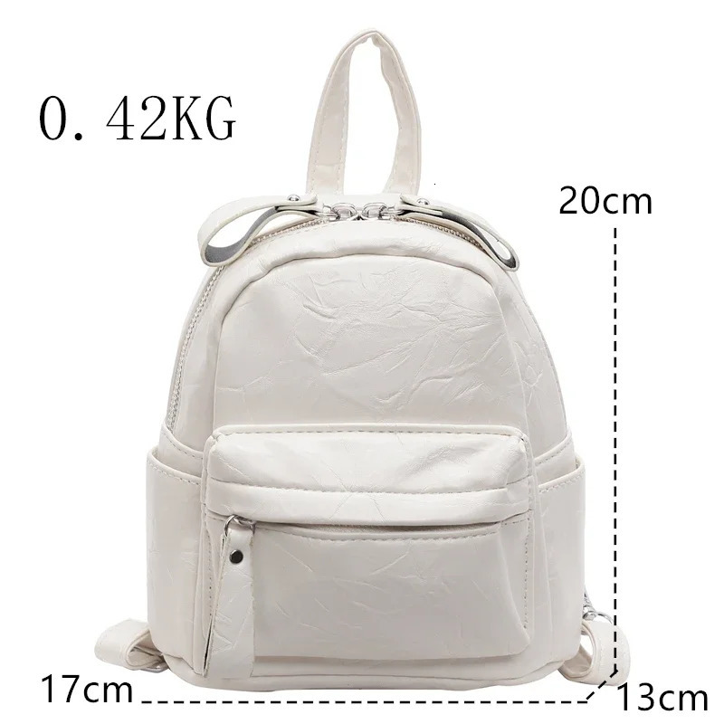 Women Small Backpack High quality Leather Shoulder Bag Fashion Multifunction Travel Backpacks mochila Ladies 250102