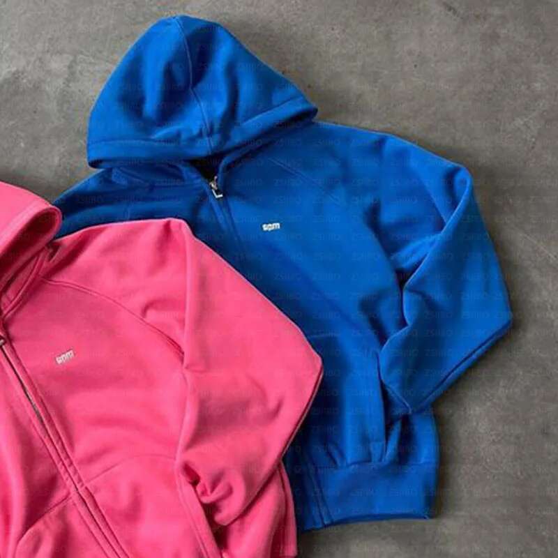 Autumn Winter Fashion Letter Embroidery Zipper Sportswear Y2k European And American Hip-Hop Street Wear Women's Hooded Top