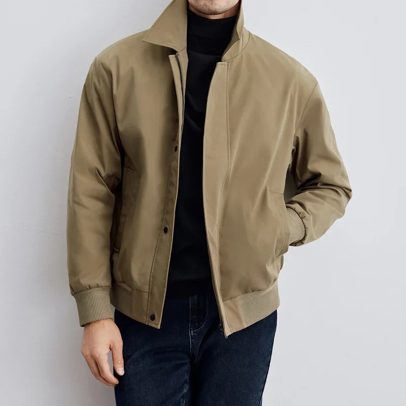 Jackets for Men Korean Fashion Turndown Collar Jacket Men Clothing Lightweight Jacket Spring and Autumn Coats Streetwear Stylish 250103