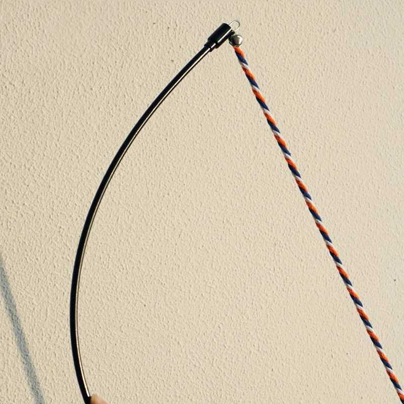 Cat Toy Interactive Teasing Rod with Rope for Cats to Chew and Chase Kitten Teaser Toy Pet Cats Wand Toys Stick Toy S251029