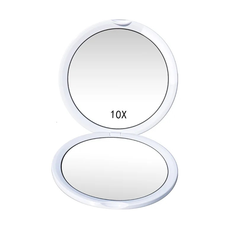 Magnifying Mirror Makeup Mirror Mini Pocket Compact Mirror Round Handheld Mirror Portable Travel Cosmetics Tools For Women X10 250103