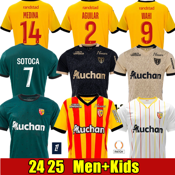 soccer jerseys24 25 Men kids kit maillot RC Lens LABEAU LASCARY Saint-Barbe special KAKUTA FULGINI DIOUF SPIERINGS GANAGO Football Shirts
