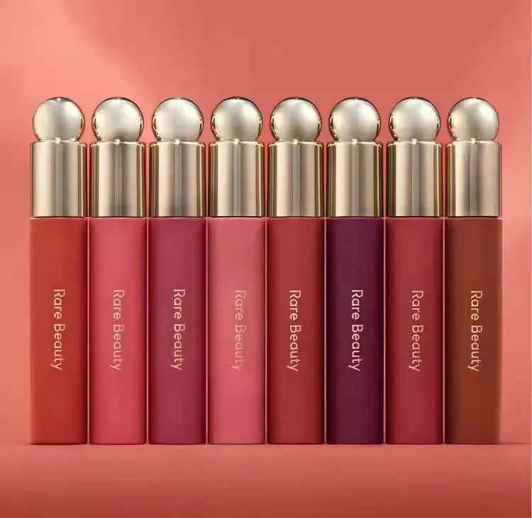 Long-Lasting Rare Beauty Matte Lip Glaze Moisturizing Mud Formula in Various Colors, Ideal for All Day Wear