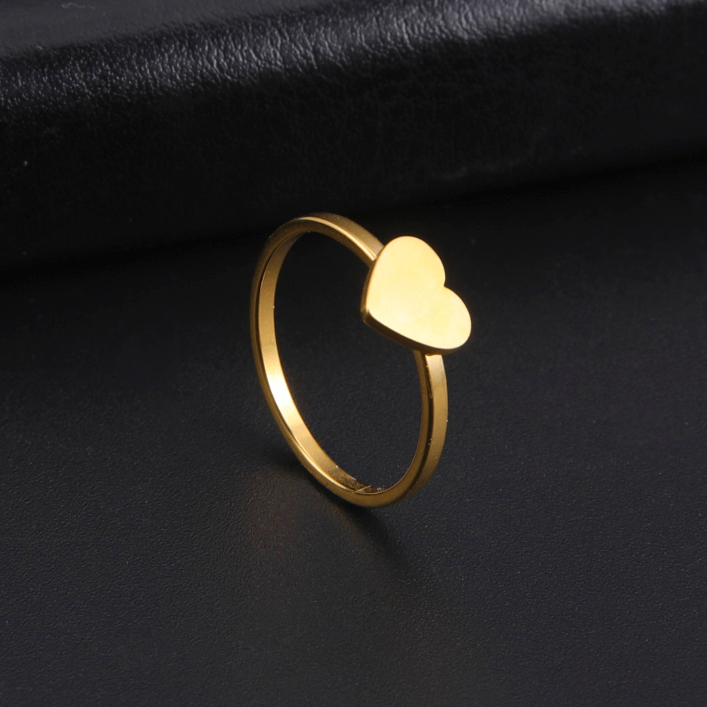 Love ring designer ring titanium steel Stainless Heart love for men women 304 steel ring designer jewelry female girl Love gift Band rings