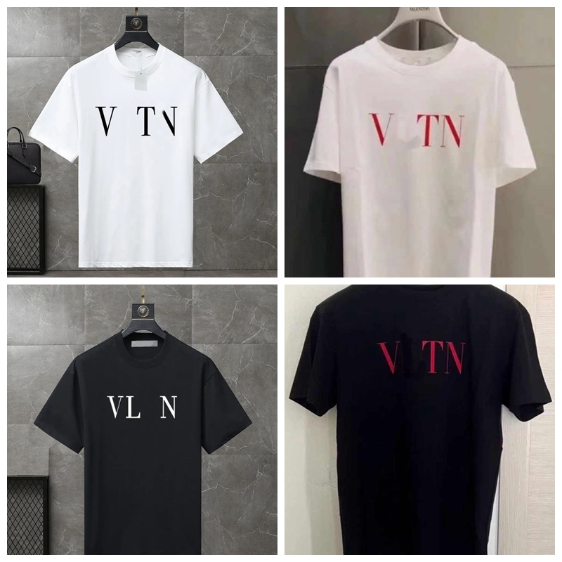 VLTN mens designer t shirt luxury printed t-shirts women t shirts Fashion couple short sleeves high street oversize Tide brand Crew Neck Letter 5xl 6xl 7xl 8xl 9xl