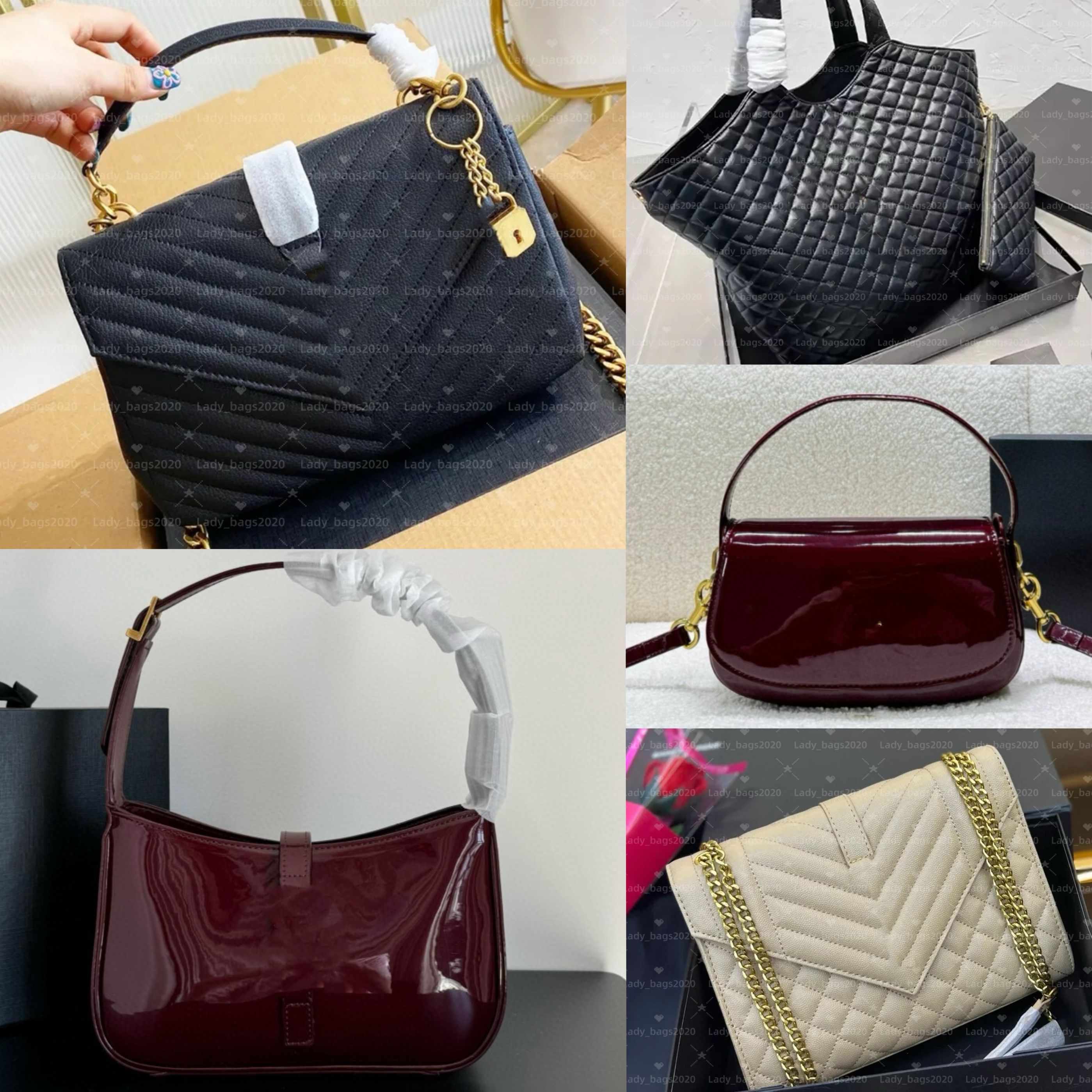Women Handbags Icare Maxi Bags Flaps Chain Hobo Bag Axillary Shoulder Luxury Handbag Clutch Messenger Shopping Tote Crossbody Leather Purse Newset