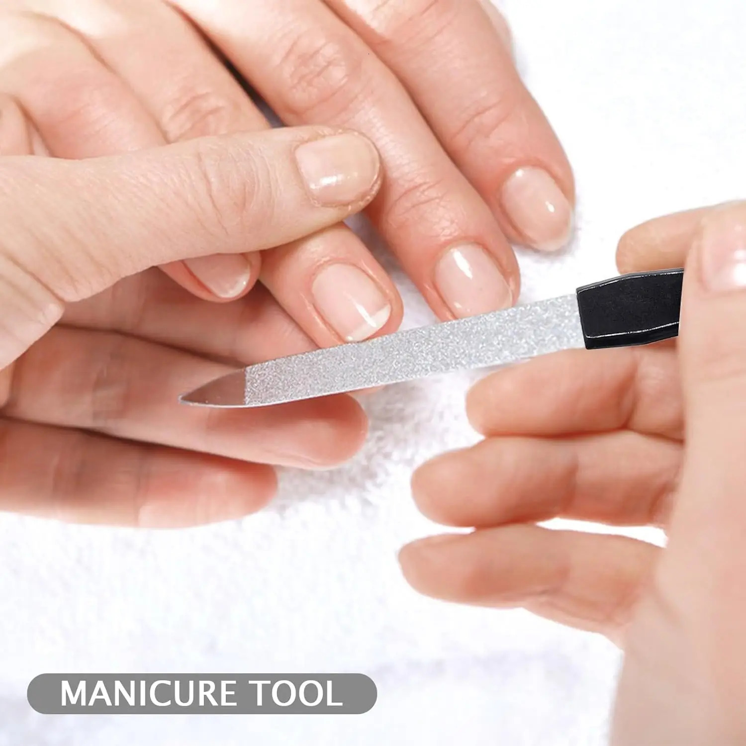 1PC DIY Nail Art Professional File Metal Double Sided High Quality Manicure Pedicure Beauty Tools 241230