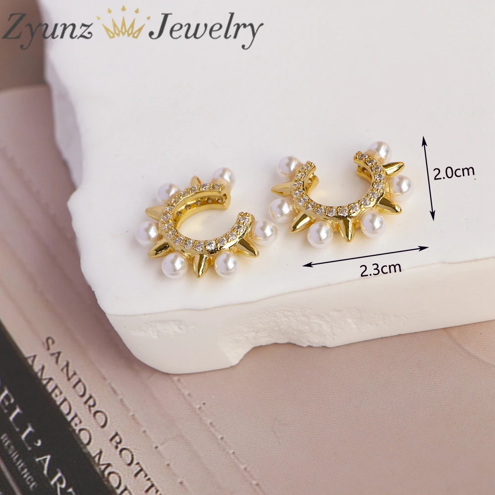 5Pairs Punk Gold Plated Ear Cuff Cartilage Ear Clip for Women No Pierced C Shape Geometric Small Earcuff Ear Wrap Earcuff Clips 250103