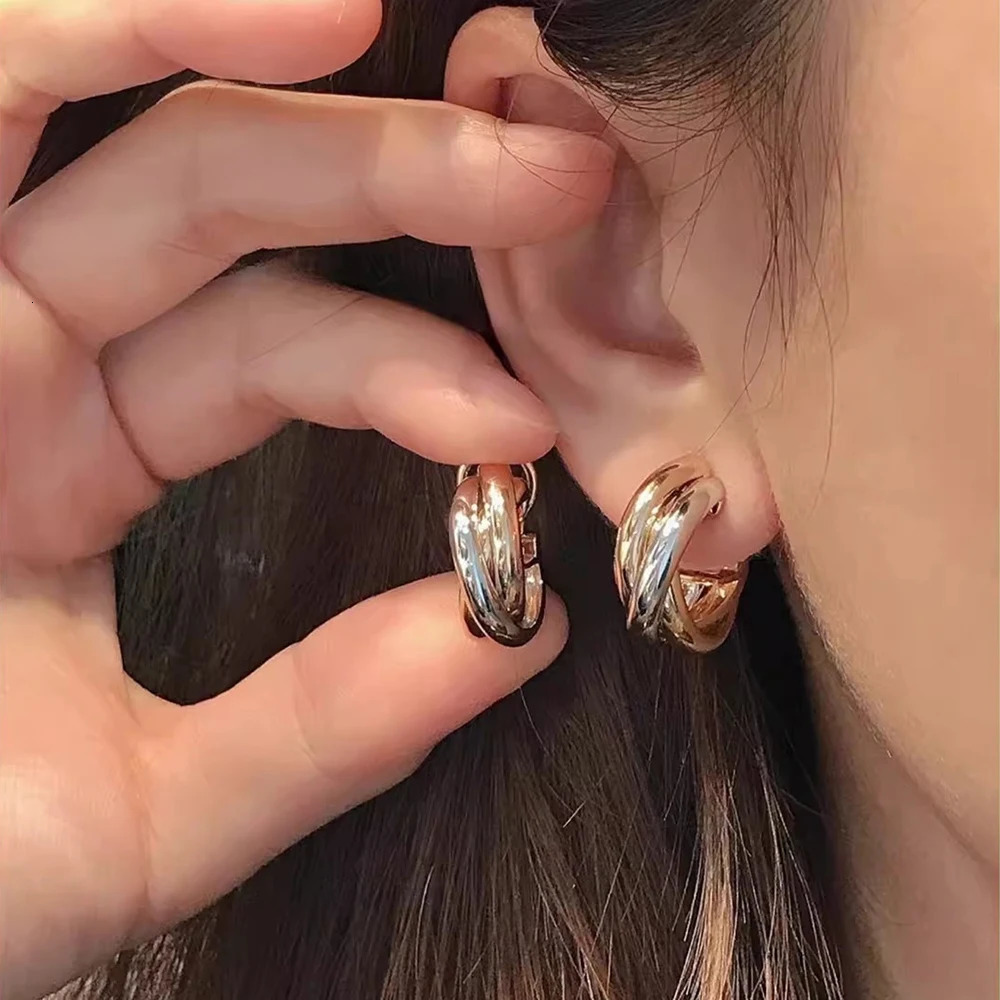 925 Sterling Silver Earrings for Women Temperament Nail Ear clip Party Premium Jewelry 250103