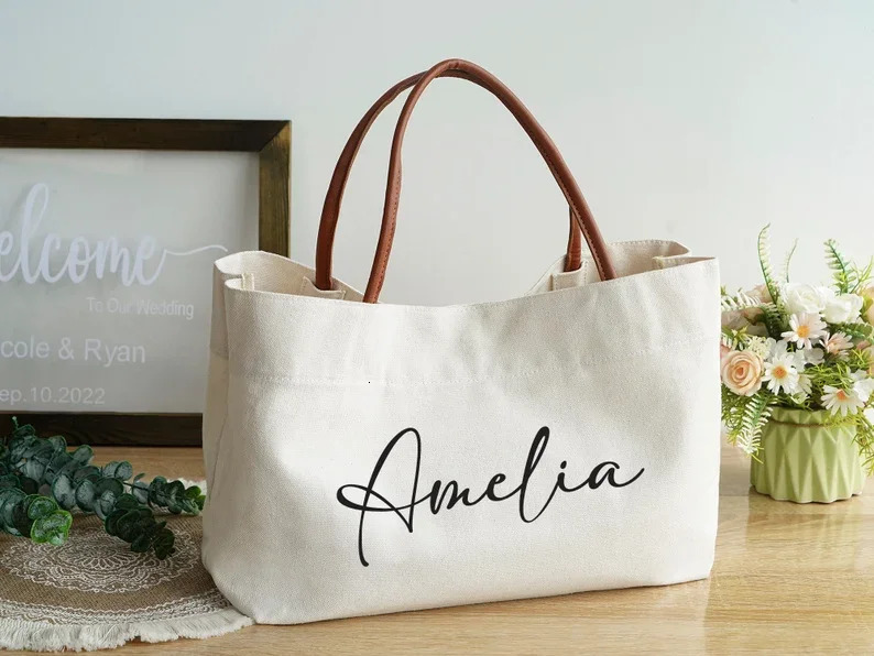 Bridesmaid Tote Bags Personalized Bridesmaid Bags Beach Tote Bag Bridesmaid Gift Bag Tote Monogrammed Tote Bag Wedding Tote 250102